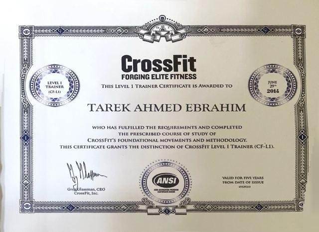 CrossFit Level 1 Trainer certificate, CrossFit