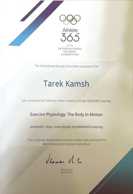 Exercise Physiology: The Body in Motion certificate, IOC Athlete365