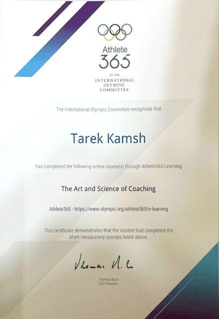 The Art and Science of Coaching certificate, IOC Athlete365