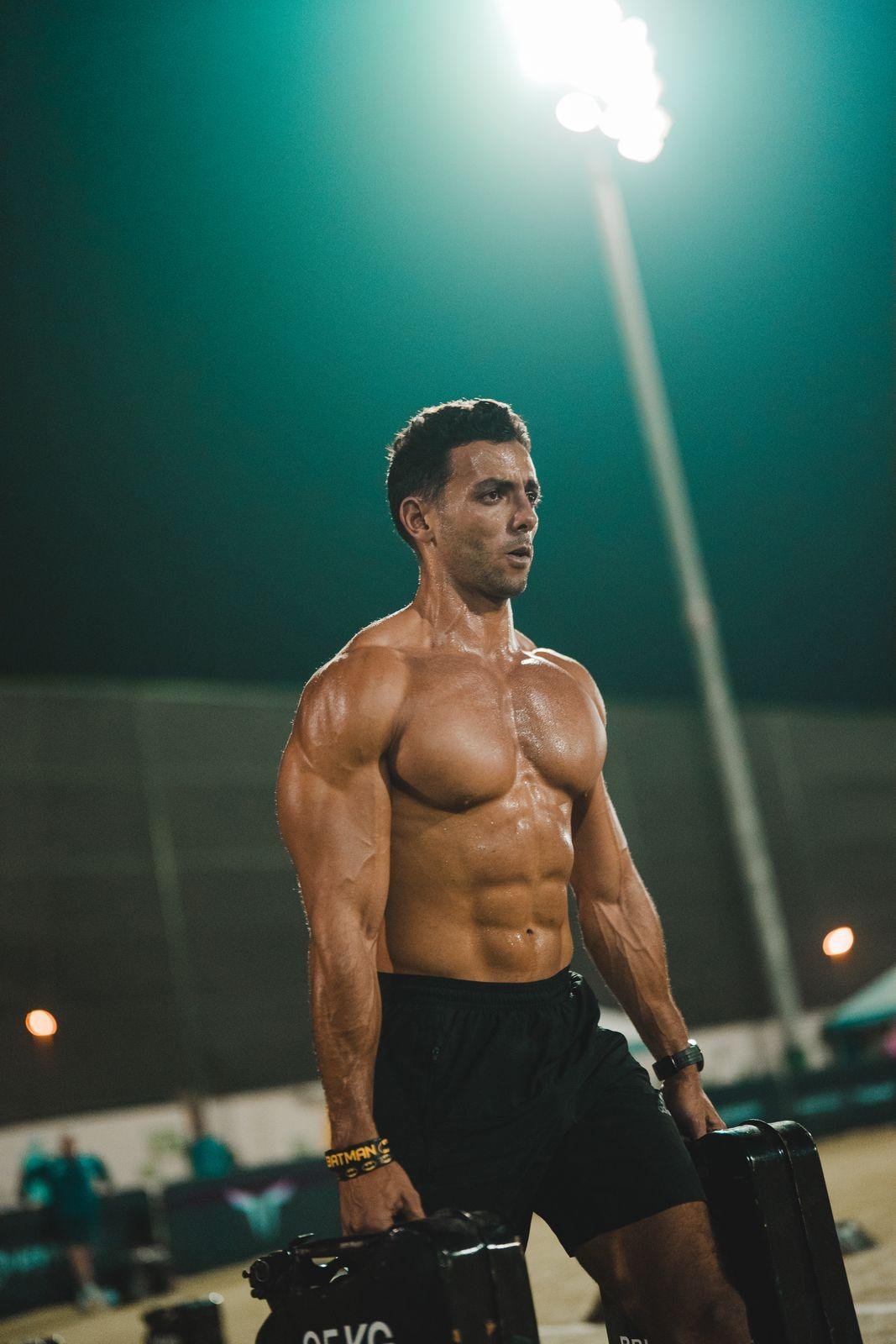 Captain Tarek training