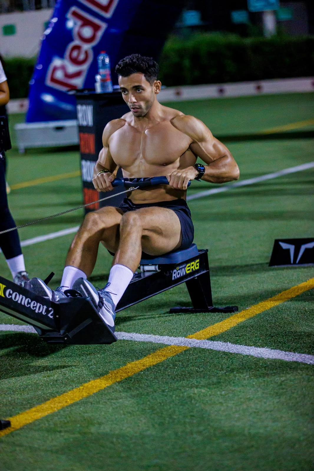 Captain Tarek training