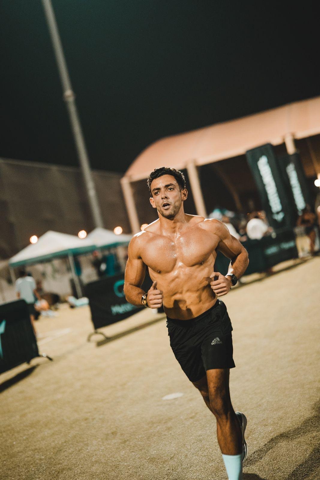 Captain Tarek training