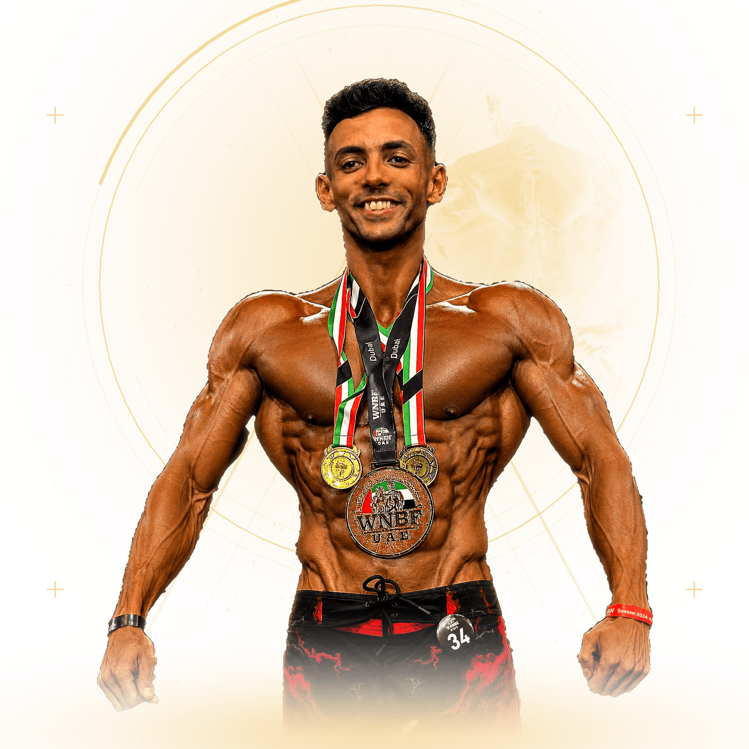 Tarek Kamsh front pose